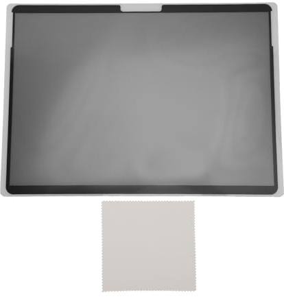 13 Inch Laptop Screen Private Filter, Reusable Washable Adhesive Privacy, Anti Blue Light Glare Protection with Precise Webcam Cutout for Office Travel