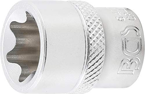BGS 6417 | Douille pour clé, profil E | 10 mm (3/8) | E18
