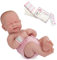 jc toys 18503 18501 La Newborn Babypuppe Vinyl-Puppe Day in Windel mit Flasche und Decke. Echtes Mädchen, First Tear Real Girl, 35,56 cm