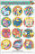 Bambinellas Stickerparade - 10 Sticker - Motiv: Sternzeichen