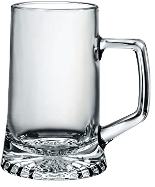 Bormioli Rocco 133640337 - Boccale da birra, 510 ml, in vetro, trasparente, 6 pezzi