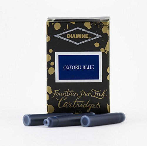 Diamine fountain pen ink cartridges (18 PACK) – Oxford Blue