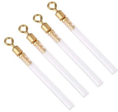 VGEBY 50 Stück Waggler Schwimmer Adapter Schnellwechselwirbel mit Schwimmerrohr Adapter Zubehör
