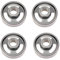 Roues de panier inférieur Haier 0120200964, Lot de 4, Plastique, Sous comptoir, Intégré