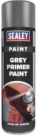 Sealey Grey Primer Paint, 500ml, Single - SCS029S