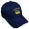 Speedy Pros Weiche Baseballkappe Ukraine Flagge Stickerei Twill Baumwolle Papa Hüte für Männer und Frauen, navy, Einheitsgröße