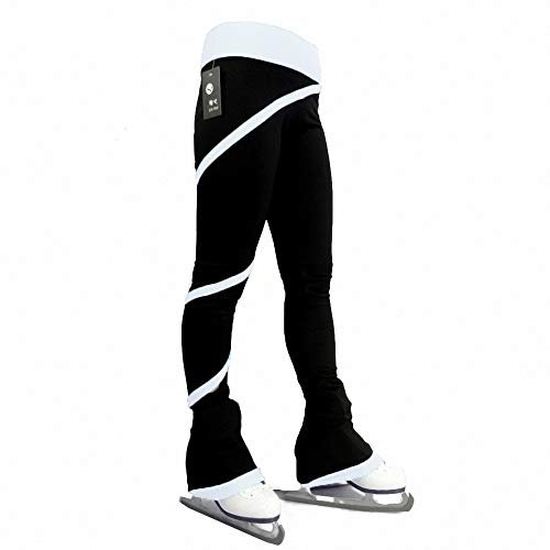 LIUHUO Eiskunstlaufhose für Mädchen und Damen, Eiskunstlauf-Trainingshose, Plus Samthose