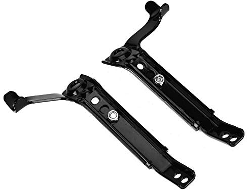 Wakects 2 Teile/Satz Universal-Stützräder Gang Schaltung Fahrrad Training Einstellbar für Kinder Fahrräder 16 bis 22 Zoll (Schwarz)