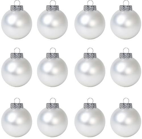 DIY-Weihnachtskugeln-Set für Kinder und Erwachsene – Weihnachtsschmuck für DIY-Basteln, Malen, Zeichnen, groß 3,15 Zoll, Silber matt blank, 12er-Set