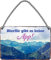schilderkreis24 - Blechschilder Lustiger Alpen Spruch “Hierfür gibt es Keine App!“ Deko Hängeschild Tür Gebirge Reise Österreich Ski Metallschild Schild Witzige Geschenkidee 18x12 cm