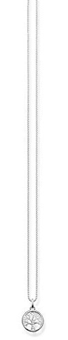 THOMAS SABO Damen Kette Baum des Liebe, 925 Sterling Silber KE2092-051-14