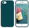 DUEDUE Coque iPhone 7/8/SE Silicone Liquide Douce Rigide Antichoc Micrifibre iPhone 8 Protection Téléphone iPhone 7/8/SE 2020/2022 5G Vert