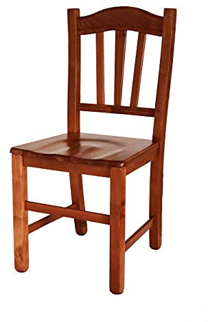 SISA srl, Sedie Sala Da Pranzo, Sedie Cucina Legno, Arredamento Casa, Modello Silvana, Colore Ciliegio, 45x43x95 cm, Sedie Legno Massello, Made in Italy, MINIMO ORDINE 2 PEZZI