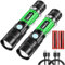 wowlite LED Torch, Torches Super Bright Powerful USB Rechargeable Torch Flashlight, 4 Light Modes, Zoomable, Pocket Torch for Camping Hiking Gift