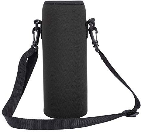 MOUMOUTEN Borsa porta borraccia isolata in neoprene Sport Porta borraccia Manica con tracolla regolabile con fibbia in metallo (750ml)