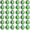 Kleine Luftballons Metallic Grün 5 Zoll für Party Glänzende,36 Stück Mini Metallisches Chrom Grün Latex Luftballons Helium Ballons für Geburtstag,Hochzeit,Babyparty Graduierung Weihnachts Dekorationen