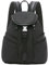 Calvin Klein Damen Shay Organizational Organisatorischer Mini-Rucksack, Schwarz/Silber, Einheitsgröße