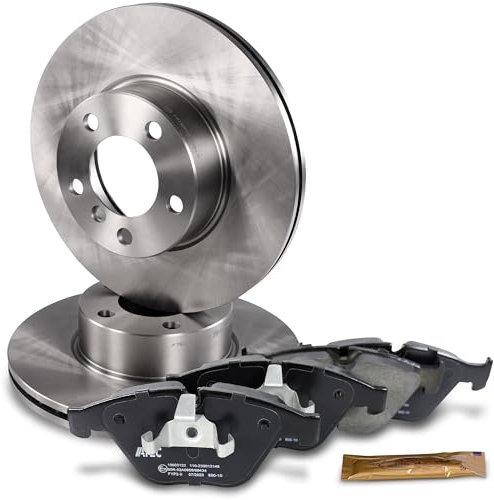 ATEC Germany Bremsenset Vorderachse inkl. Bremsscheiben Ø 312 mm Belüftet + Bremsbeläge Vorne Kompatibel mit BMW 3er (E90), 3er Cabriolet (E93), 3er Coupe (E92), 3er Touring (E91), X1 (E84)