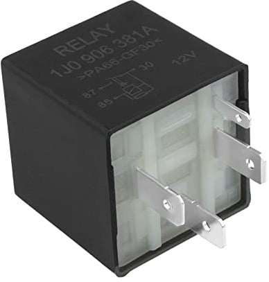 EMSea Fuel Pump Relay Replacement 1J0906381A 357906381A Compatible with VW Compatible with Audi Motor Control Relay DC 12V Black