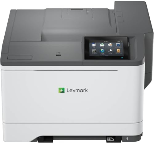 Lexmark CS632dwe Color Laser Printer with Wireless,Ethernet, 170-Sheet Output Bin, Single Sheet Multipurpose Feeder, Card Stock Supported, 4.3-inch Color Touch Screen and 250-Sheet Tray(50M0060)