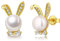 Ohrringe Kaninchen Ostern Schmuck Hase Ohrstecker Perle Hasen Ohrringe Silber 925 Mädchen Ohrstecker Gold