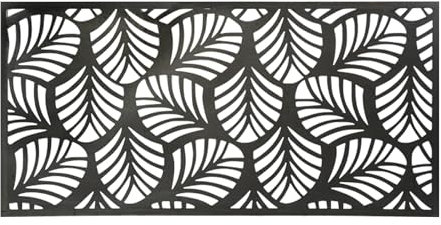 Chapa Perforada Decorativa de Hierro | Panel Metálico Hierro en Crudo | 2000x1000 mm | Ideal para Decoración de exteriores | Vallas, Celosías, Paredes, Balcones, Jardines | Mod. 38