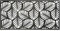 Chapa Perforada Decorativa de Hierro | Panel Metálico Hierro en Crudo | 2000x1000 mm | Ideal para Decoración de exteriores | Vallas, Celosías, Paredes, Balcones, Jardines | Mod. 38