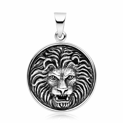 MATERIA by Matthias Wagner Löwenkopf Anhänger Silber 925 Herren Schmuck KA-112