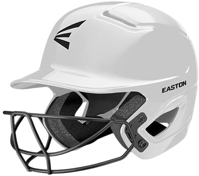 Easton | ALPHA 3.0 Batting Helmet with Facemask | Baseball / Fastpitch Softball | Medium/Large | White