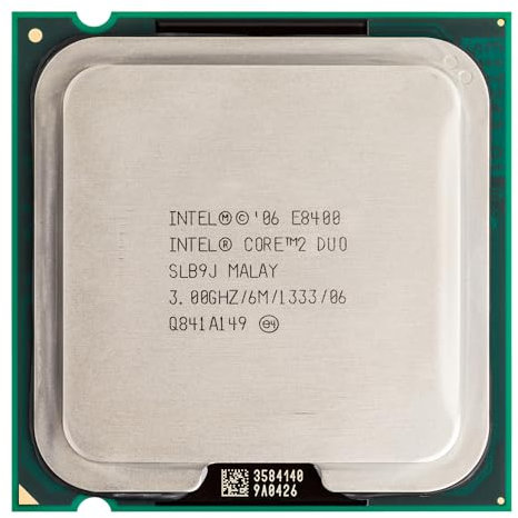 BQTEC Intel Core 2 Duo E8400 3.00 GHz Dual-Core Dual-Thread 6 MB Cache 65 W CPU Processore LGA775