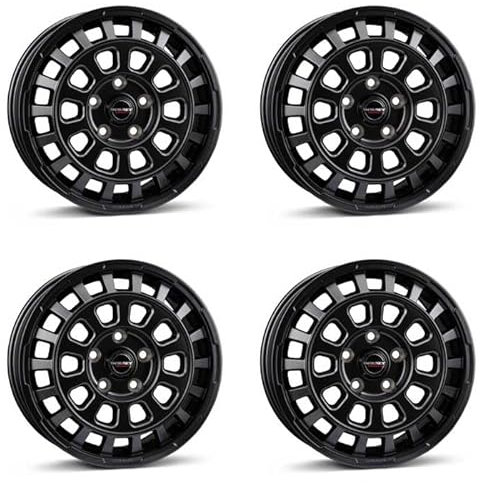 4x Borbet Felgen CW7 7.0x17 ET63 5x118 black matt kompatibel mit Citroën Jumper