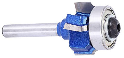 Fraise à Bois à 4 Dents Rondes de 1 Mm, Outil de Coupe de 8 Mm pour Tondeuses électriques, Machines à Graver – Essentiel pour Le Travail du Bois (Couteau à plaquer Les Chants