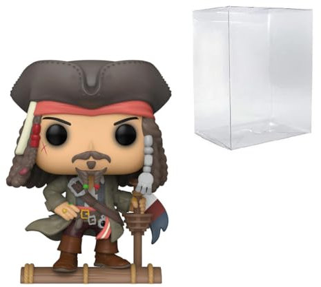 POP! Filme: Fluch der Karibik - Jack Sparrow (Eröffnung) #1482 Specialty Series gebündelt mit kompatibler Box Protector Case