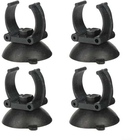 Lot de 48 ventouses pour chauffage d'aquarium - Clips fiables pour thermostats d'aquarium (4 pièces)