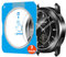 QULLOO 3 Piezas Cristal Templado para Xiaomi Watch S3 Protector de Pantalla, Con marco de posicionamiento 2.5D HD cobertura completa Vidrio,Sin Burbujas Transparente Screen Protector