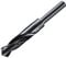 sourcing map 20mm Drill Bit 1/2 Reduced Shank 4341 High-Speed Twist HSS Nitriding Black 135° for Light-duty Soft Metal Aluminum Alloy Wood Plastic