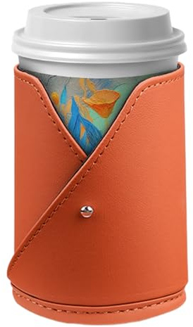 kinrguiyuez Car Drink Holder,Clip Drink Holder Car Seat Storage | Storage Box Leather Vehicle Accessories for Water Bottle Beverage Phone RV Sedan SUV Truck Travel Auto