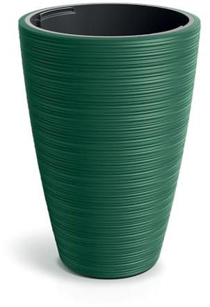Tymar Blumentopf Grande interior, maceta alta, macetero, recipientes para plantas Outdoor_VENA (ø 30 cm/H=45 cm; Verde)