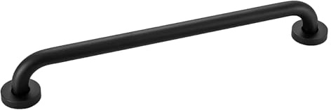 Barre D'appui Noire Pour Salle De Bain, Rail De Support De Sécurité Robuste, Barre D'équilibre De Douche En Acier Inoxydable, Poignée De Maintien Pour Personnes Handicapées(120cm)