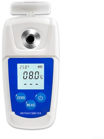 Digitales Zuckermessgerät mit automatischer Temperaturkompensation, Messbereich 0-32% oder 0-55% für brix, tragbarer Saccharimeter für Lebensmittel- und Getränkeindustrie, einfach zu reinigen,
