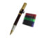 Gullor 9009 Hidden nib Fountain Pen with Original pen pouch and 5 colour ink cartridge - Claret