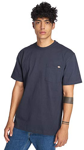 Dickies Men's Pocket Tee S/S T-Shirt, Blue (Dark Navy Dn), S
