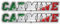 GamesMonkey Adesivo Nome Personalizzato Stile Bandiera Italiana - 2 Pezzi - Lunghezza 15 CM - Gara Cross Pista Auto Moto Stickers