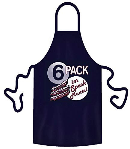 teprovo Männer Grillschürze Kochschürze Latzschürze Schürze Mann Kochen Grillen BBQ Dunkelblau Küchenschürze