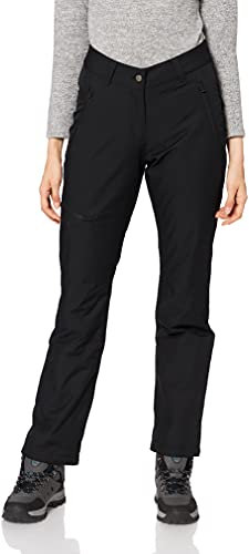 Maier Sports Dunit W, Warme Damen Wanderhose, Wasserdichte Outdoorhose für Trekking und Hiking, PFC-frei, mTHERM Wattierung & mTEX Wetterschutz für hohen Wärmerückhalt, Schwarz, 24