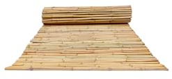poppe-portal Bambuszaun Rollzaun Bambusmatte Gartenzaun Heckenzaun Lattenzaun (Bambusrollzaun, 18/20mm 180cm H x 250cm B)