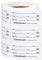 3 Rolls 750 Pieces Freezer Food Labels 1 x 2 Inch Food Storage Removable Date Sticker Self Adhesive Labels for Home Restaurant Container