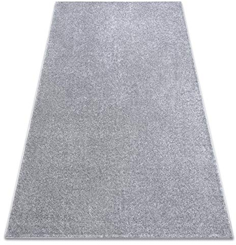 rugsx Teppich Santa FE für Wohnzimmer und Schlafzimmer Silber 200x400 cm