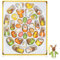 com-four® 34-teiliges Set Holzfiguren Ostern - bis 4 cm - Osterschmuck aus Holz - Holzfiguren für den Osterstrauch zum Anhängen (034 Anhänger bunt)