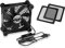 S SIENOC USB leise PC Ventilator +Lüfterabdeckung mit Ultra-feinem Staubfilter (2 x 120 * 120mm+120mm USB Ventilator, Schwarz)